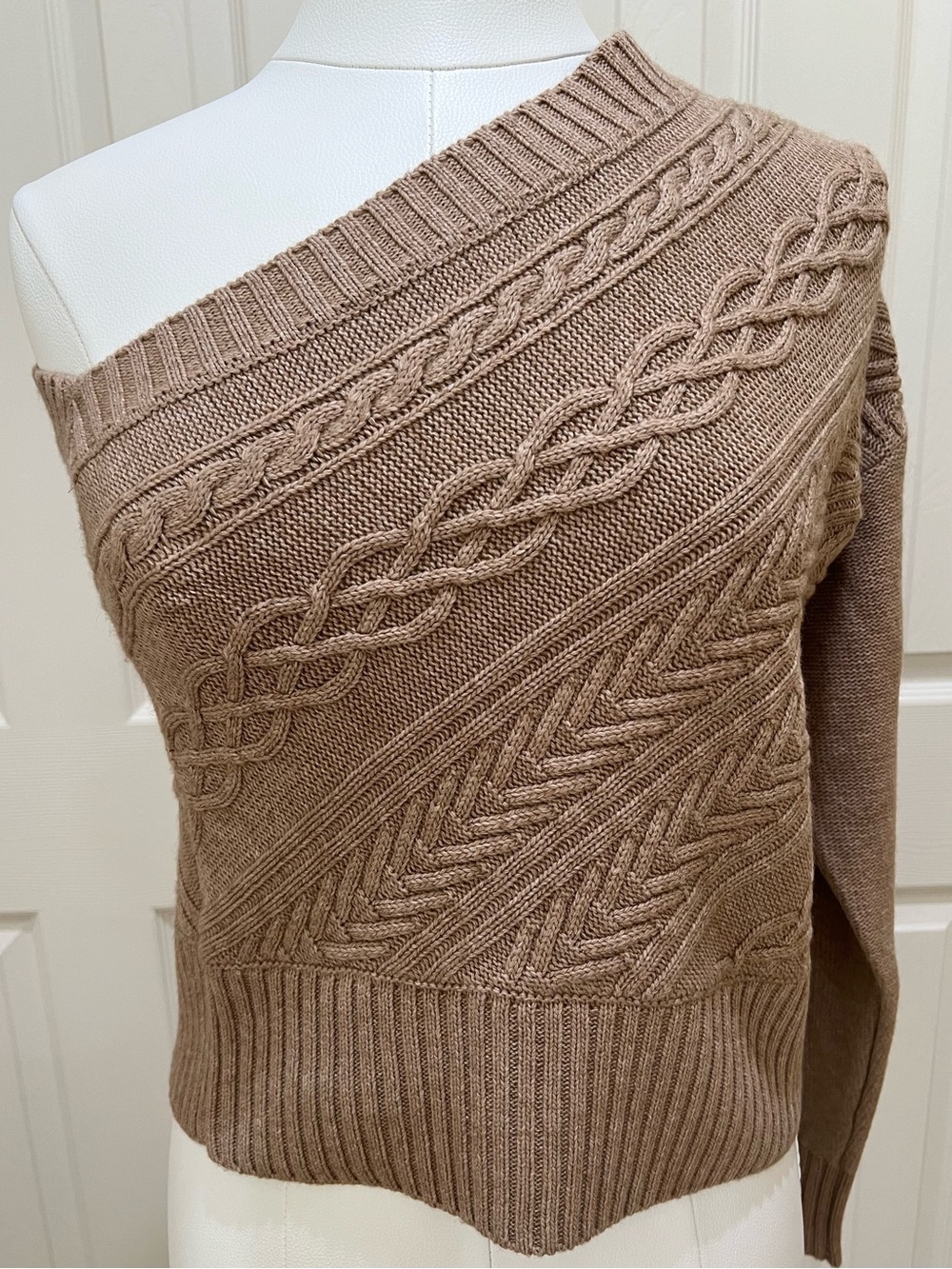 Women’s MILLY One Shoulder Sleeve Sweater